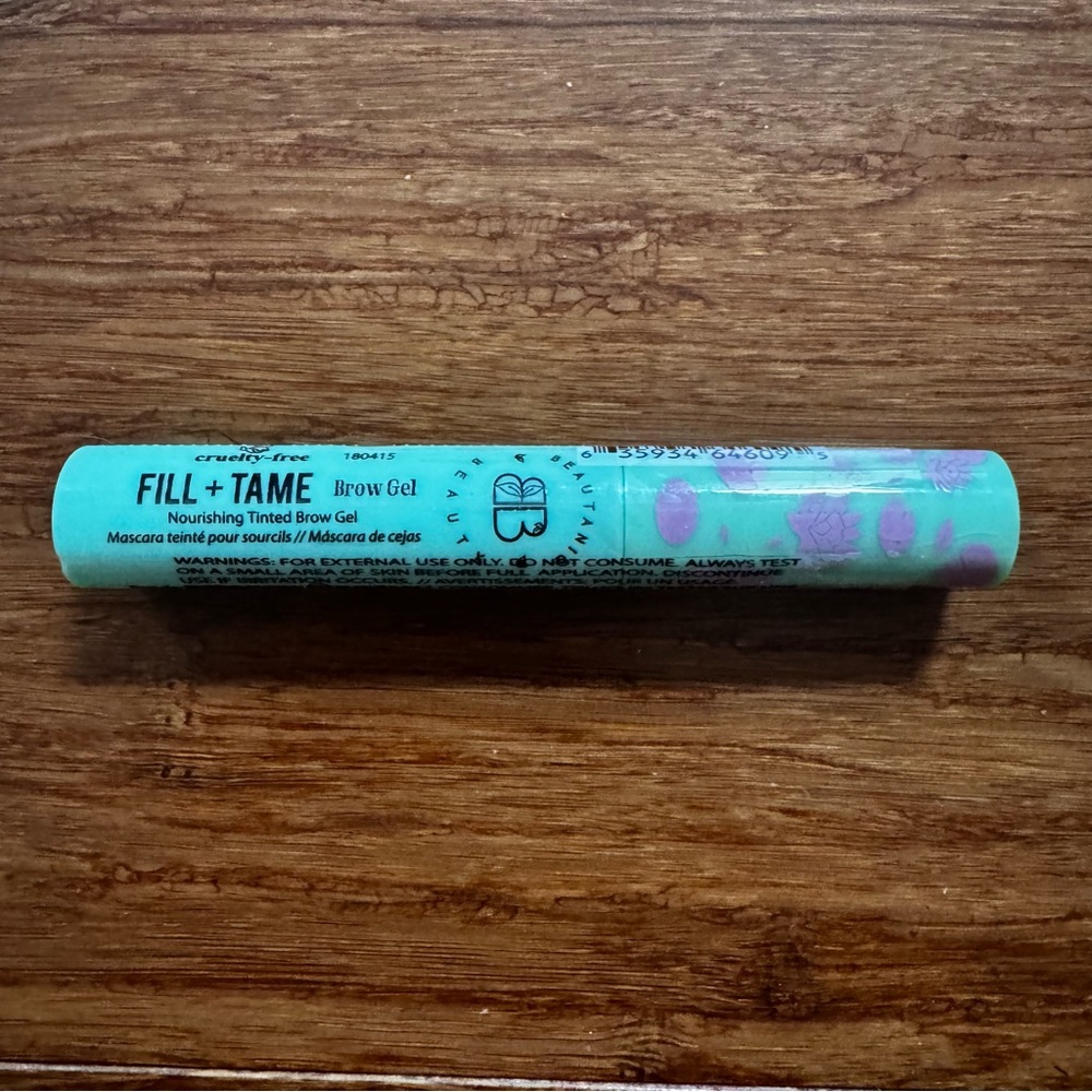 FREE🌟NWT Beautaniq Beauty Brow Gel Fill + Tame Nourishing Clear Invisible Travel - Picture 2 of 4